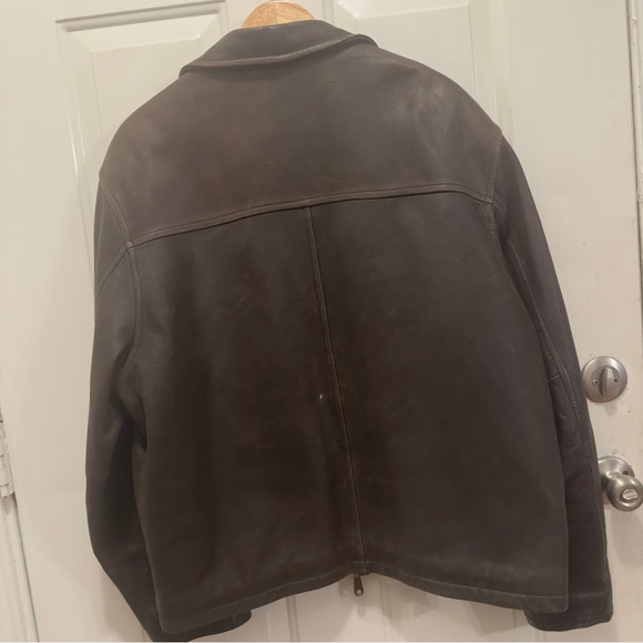 Vintage Columbia Men's Dark Brown Jacket Sz Large - Picture 6 of 6